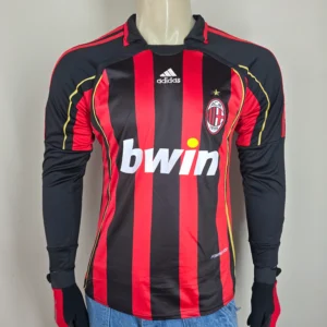 AC Milan Home Retro Kit - 2006- 2007 Classic Jersey --Full