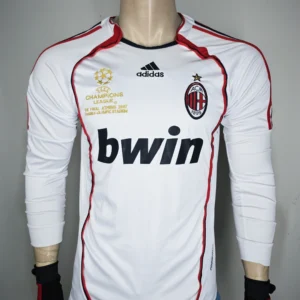 AC Milan Away Retro Kit - 2006- 2007 Classic Jersey #full
