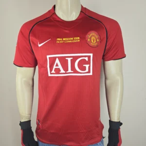 MANCHESTER UNITED 2007/2009 HOME  SHIRT #Half