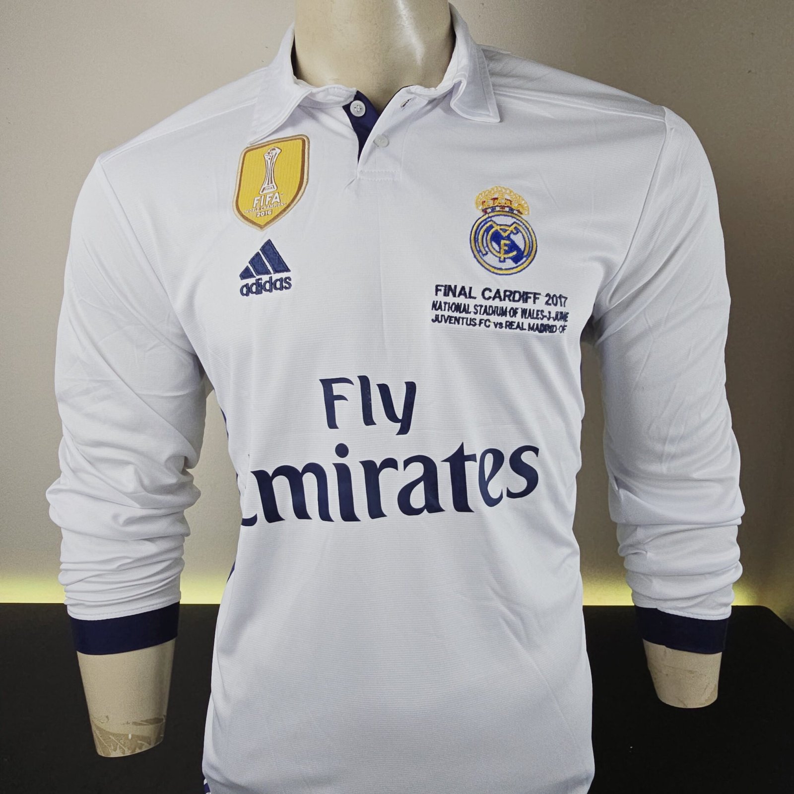 Real Madrid home jersey from the 2016-17 season. 